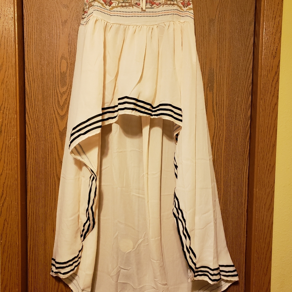 Light peach-colored skirt